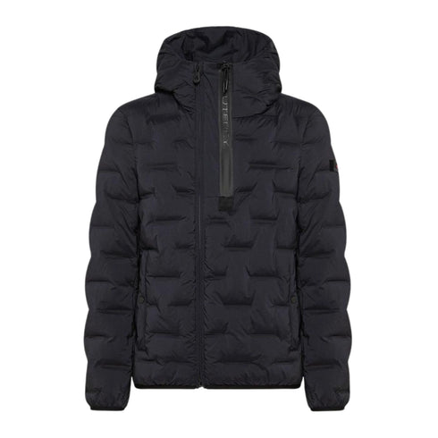Uomo Piumino corto jacquard imbottito Blu PEUTEREY- Francavilla Moda